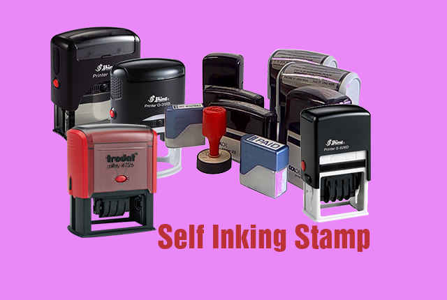 self inking stamp