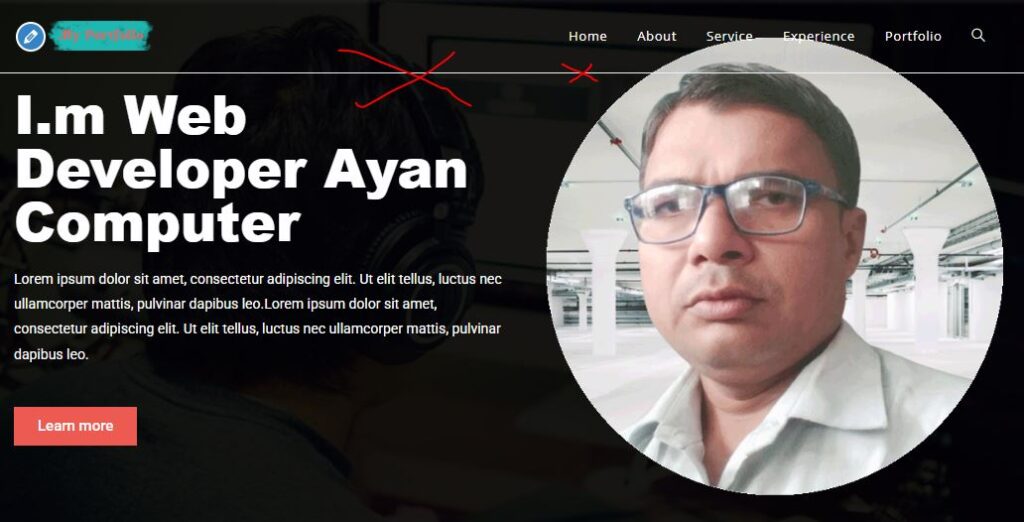 Create Complete A One Page Business Website In WordPress Hindi