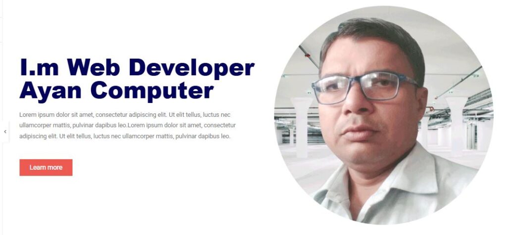 Create Complete A One Page Business Website In WordPress Hindi