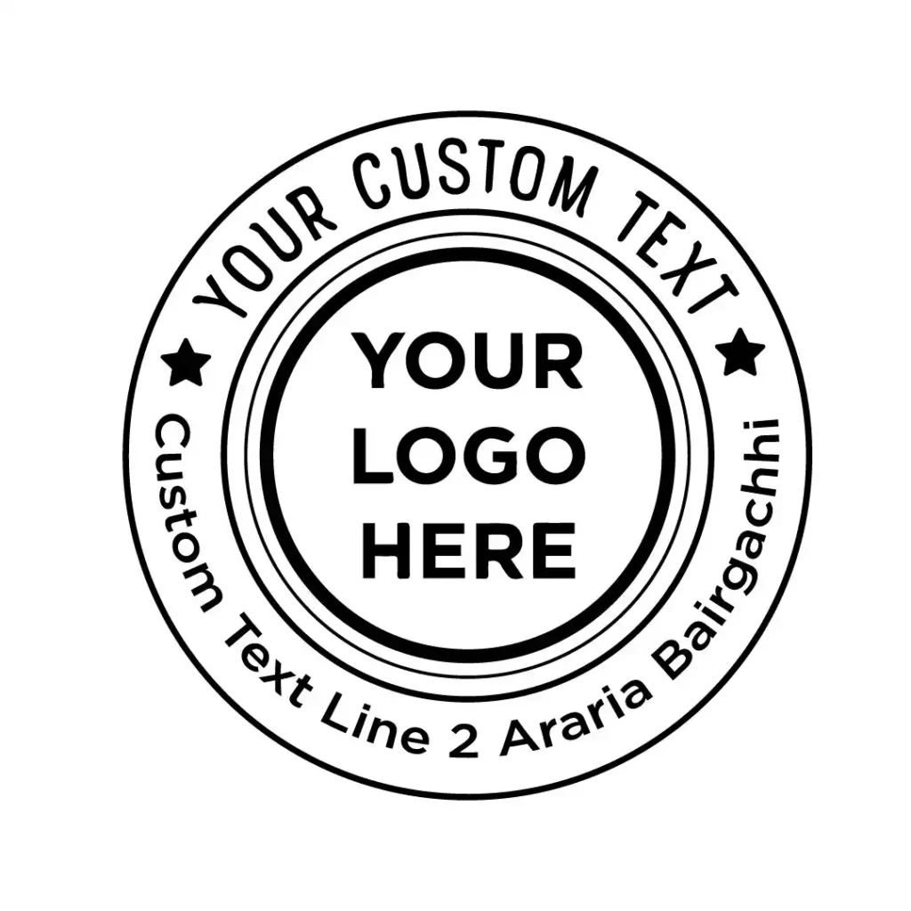 Custom logo stamp high quality rubber stamp