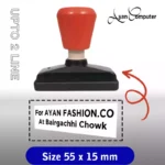 Custom Pre-Inked Stamp – Compact Rubber Stamp