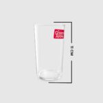 Premium drinking water glass set with crystal clear transparent glasses, perfect for serving water, juice, soft drinks, and everyday dining use.