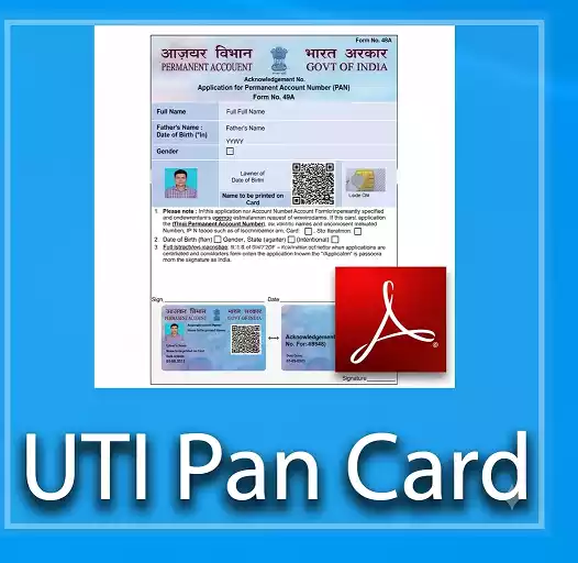 UTI PAN Card Photoshop Action File – Ayan Computer